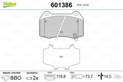 VALEO fékbetétkészlet, tárcsafék VALEO 601386 for NISSAN, HONDA (601386)