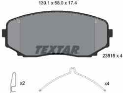 TEXTAR Fékbetét készlet TEXTAR 2351503 for MAZDA, FORD, MITSUBISHI (2351503)