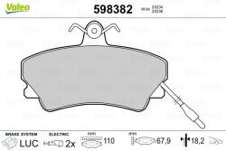 VALEO Fékbetét készlet VALEO 598382 for RENAULT (598382)