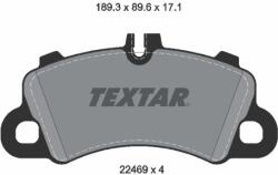 TEXTAR fékbetétkészlet, tárcsafék TEXTAR 2246901 for PORSCHE (2246901)