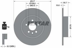TEXTAR féktárcsa TEXTAR 92300403 for LAND ROVER (92300403)