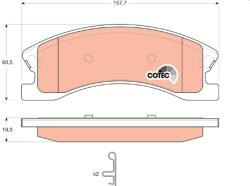 TRW Fékbetét készlet TRW GDB4133 for JEEP, CHRYSLER (GDB4133)