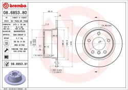 BREMBO féktárcsa BREMBO 08.6853. 81 for BMW (08.6853.81)