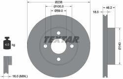 TEXTAR féktárcsa TEXTAR 92144300 for NISSAN (92144300)