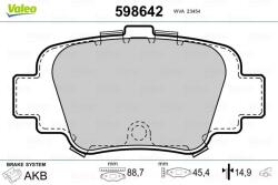 VALEO Fékbetét készlet VALEO 598642 for NISSAN (598642)