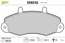 VALEO Fékbetét készlet VALEO 598036 for FORD (598036)