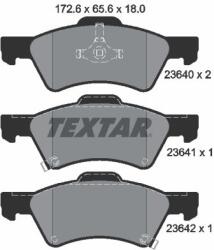 TEXTAR fékbetétkészlet, tárcsafék TEXTAR 2364001 for CHRYSLER, DODGE, JEEP (2364001)