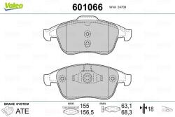 VALEO Fékbetét készlet VALEO 601066 for RENAULT (601066)