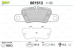 VALEO Fékbetét készlet VALEO 601513 for PORSCHE (601513)
