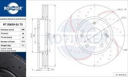 ROTINGER féktárcsa ROTINGER 20659/T5 (20659/T5)