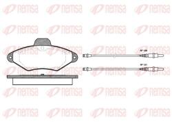 REMSA fékbetétkészlet, tárcsafék REMSA 0438.04 for CITROËN, PEUGEOT (0438.04)