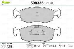 VALEO fékbetétkészlet, tárcsafék VALEO 598335 for FORD (598335)