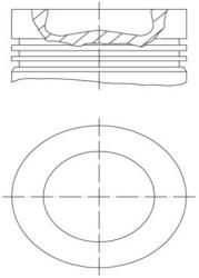MAHLE dugattyú MAHLE 038 08 00 for VOLVO (038 08 00)
