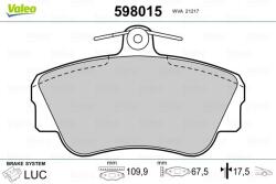 VALEO Fékbetét készlet VALEO 598015 for VOLVO (598015)