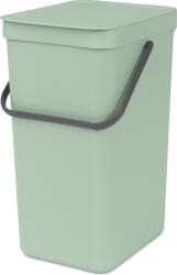 Brabantia Coș cu sistem de separare a deșeurilor Sort & Go 16 l verde de jad (211867) Cos de gunoi