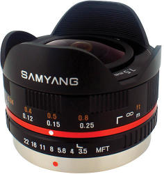 Samyang 7.5mm f/3.5 UMC Fish-Eye (MFT) (F1230109102)