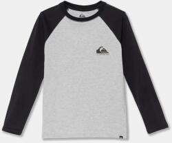 Quiksilver gyerek pamut hosszú ujjú felső COMP LOGO RAGLAN LS szürke, mintás, EQBZT04738 - szürke 172