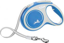 flexi FLEXI Comfort, lesă bandă retractabilă câini, nylon, albastru, M(25kg, 5m)