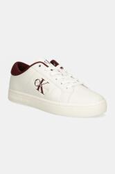 Calvin Klein bőr sportcipő CLASSIC CUPSOLE LOWLACEUP LTH WN fehér, YW0YW01444 - fehér Női 37