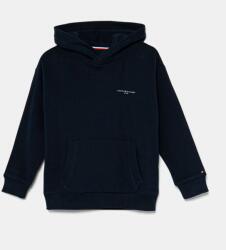 Tommy Hilfiger gyerek felső sötétkék, sima, kapucnis, KS0KS00595 - sötétkék 122