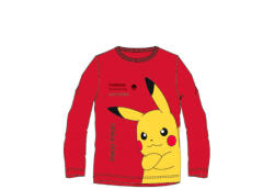 Setino Tricou cu mânecă lungă - Pokemon, roșu Mărimea - Copii: 126