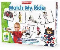 The Learning Journey Puzzle Potriveste Conducatorul Cu Vehiculul (TLJ112069) - drool Puzzle
