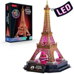 CubicFun CUBICFUN - PUZZLE 3D TURNUL EIFFEL EDITIE LUMINOASA 51 PIESE (CUL534h)