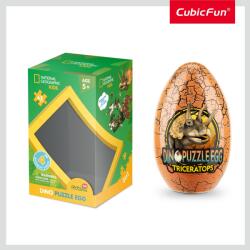 CubicFun - Puzzle In Cutie Triceratops 63 Piese (CUDS1042h) - drool Puzzle