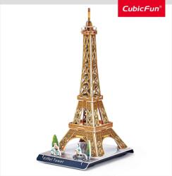 CubicFun - Puzzle 3D turnul Eiffel 31 piese (CUW3195) - drool Puzzle