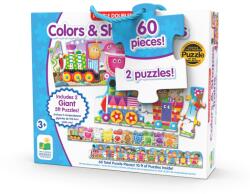 The Learning Journey Set 2 Puzzle-Uri Trenul Urias Cu Culori Si Forme (TLJ109564) - drool Puzzle