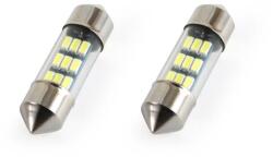 AMiO Set becuri auto cu LED sofit compatibil C5W 9 SMD 31mm Alb 12V, destinat competitiilor auto sau off-road (AVX-AM01089) - kalki