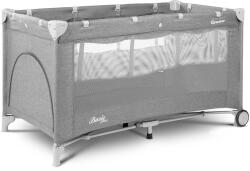 Caretero Сгъваема кошара за пътуване 2 нива Basic Light Grey Caretero
