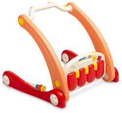Caretero Toyz 2В1 Проходилка С Музикална Подложка Розова Caretero Toyz Проходилка