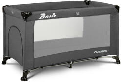 Caretero Сгъваема кошара за пътуване 1 ниво Basic Graphite Caretero