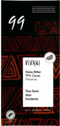 VIVANI Ciocolata amaruie cu 99% cacao bio 80g