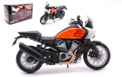Maisto Machetă moto MAISTO [1: 12] - HARLEY DAVIDSON PAN AMERICA 1250 WHITE ORANGE (BLC-MI32338)
