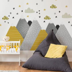 Ambiance Autocolant Ambiance Giant Kid Sticker Scandinavian Mountains Henrika