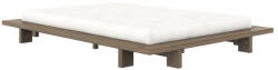 Karup Design Pat matrimonial maro din lemn masiv de pin cu somieră 180x200 cm Japan - Karup Design