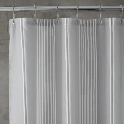 Catherine Lansfield Perdea de duș 180x180 cm Textured Stripe - Catherine Lansfield Perdea de dus