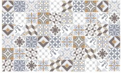 Ambiance Set 60 autocolante de perete Ambiance Cement Tiles Liliania, 10 x 10 cm