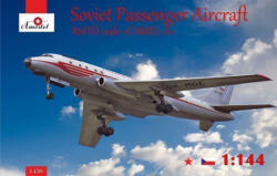 Amodel Tupolev Tu-104 airliner, Czechoslovakian 1: 144 (AMO1450)