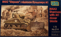 UniModels Tank M4A2 with M1 Dozer Blade 1: 72 (UM214)