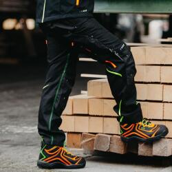 Engelbert Strauss munkavédelmi nadrág motion 2020 fekete-sárga-zöld HOSSZÍTOTT (6551188)