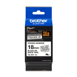  Brother 18mm P-Touch TZe-S241 szalag - fehér alapon/fekete