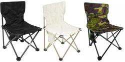  Scaun mare pliabil de camping 40x40x68 cm, Negru