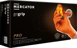 Mercator Medical MERCATOR® GOGRIP - Mănuși din nitril, fără pudră, 50 buc, portocaliu, L