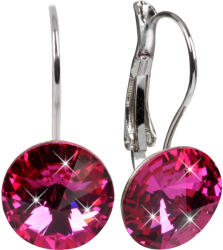 Levien Elegáns fülbevaló Rivoli Fuchsia