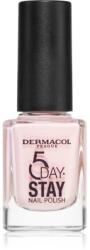 Dermacol 5 Day Stay hosszantartó körömlakk árnyalat 06 First Kiss 11 ml