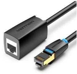 Vention Cablu prelungitor SFTP Vention IKHBK, RJ-45 (M) la RJ-45 (T), 8m, 40 Gbps, ecranat, 26AWG, cupru (Negru) (IKHBK)