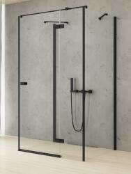 NEW TRENDY Reflexa Black cabină de duș 110x70 cm dreptunghiular negru mat/sticlă transparentă EXK-5034 (EXK5034)